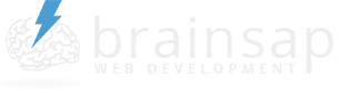 Brainsap Development Logo Black & White